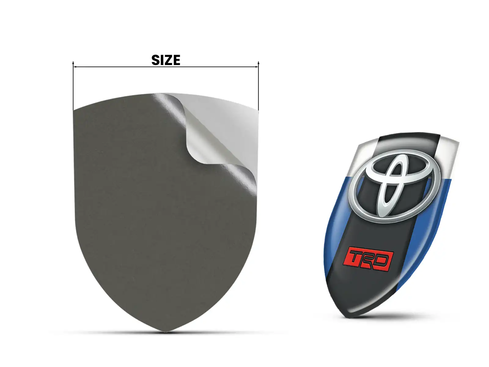 Toyota Personalized Logo Stickers Look Max Resilient Pro